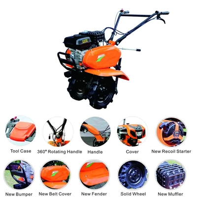 GT900-H Mini Power Belt Tiller 600 - 950mm bebauender Breiten-Rückzug-Anfang