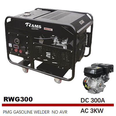 3kw elektrischer Anfang Genset 300 Gas-Behälter-Dauermagnetgenerator Ampere-Schweißer-30L