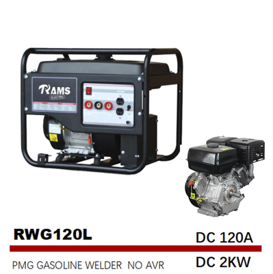 Maschine des Benzin-170F 120 Art L Ampere-Inverter-Schweißer-Generator 2kw PMG