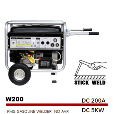 Bogen-Schweißer Generator des 5kw Schweißgerät-elektrischer Anfangs200a