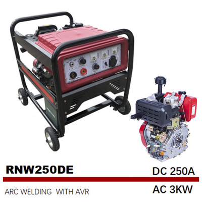 Des Bogen-Schweißstromerzeuger-Mittelfrequenz-Behälters 12.5L DC-Wechselstroms 3KW 250 A Schweißer