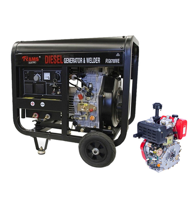 Dieselmotor-Schweißer Generator Single Phase 116kg des Motorgenerator-160A