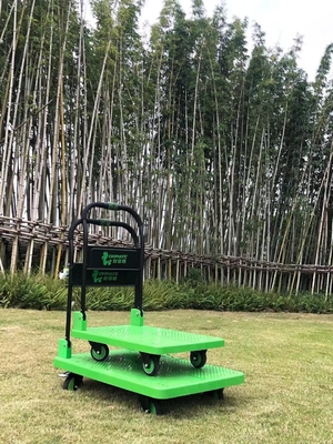 Faltbarer SILENT Faltbarer Plattformwagen Trolley 180/330 kg Polypropylen-Deck