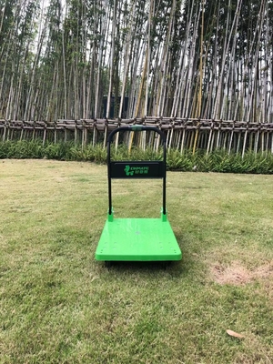 Einhändig klappbarer Plattformwagen Trolley SILENT 180 kg Polypropylen-Deck