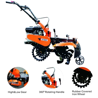 Breiten-Rückzug-Anfang GT600 Mini Power Belt Tiller 620mm bebauender