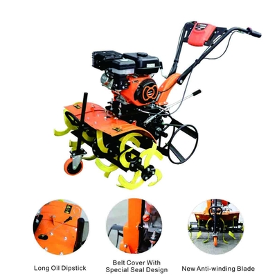 Drängen GT620 Mini Power Belt Tiller 620 - 860mm die bebauende Breite zurück