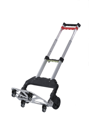 tragen teleskopische faltbare Laufkatze TPR des Wagen-68kg, Rad-faltender Gepäck-Laufkatze zu widerstehen