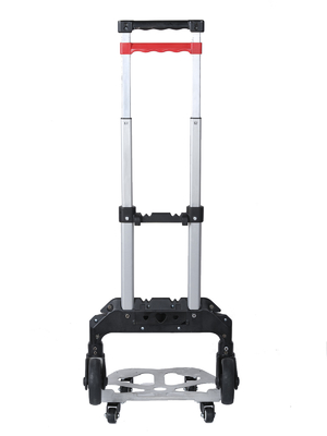 tragen teleskopische faltbare Laufkatze TPR des Wagen-68kg, Rad-faltender Gepäck-Laufkatze zu widerstehen