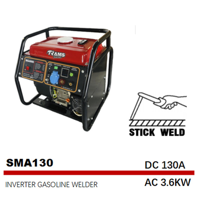 Des Benzin-Schweißers SMAW 50HZ 130A tragbares Gewicht des Stock-Schweißgerät-33kg