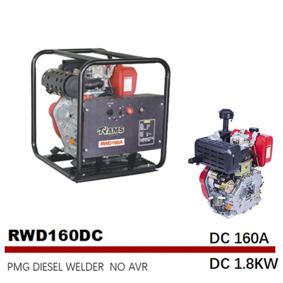 Einphasig-Dieselgenerator DCs 1.8kw 3.5L Mittelfrequenz