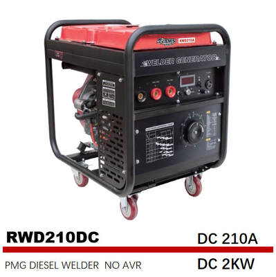 Dieselmittelfrequenzart SMAW 250A Schweißstromerzeuger-RWD250AC