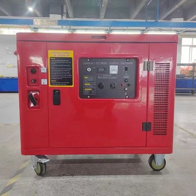 Maschine 15HP trieb tragbaren stillen Gas-Generator 6.5kw 69db mit solider Beweis-Überdachung an