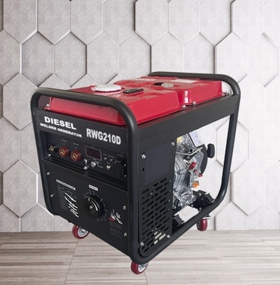 Genset Diesel Welder Generator Wechselstroms 3kw des Stock-210A volle kupferne Maschine